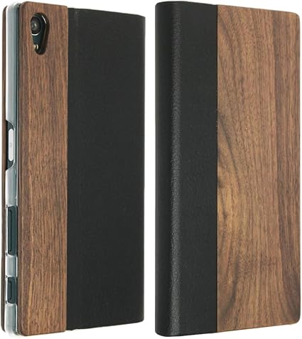 Amazon Co Jp Loof Nature Sony Xperia Z5 So 01h Sov31 ケース 手帳型 カバー スマホケース 天然木 本革 スタンド機能付 胡桃 Bタイプ 家電 カメラ