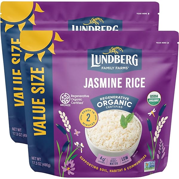 Amazon.com : Lundberg Brown Jasmine Rice, Ready in 90 Seconds