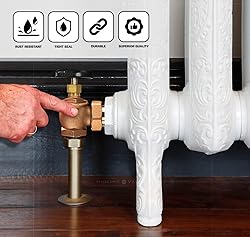 Midline Valve 6I364 Steam Radiator Valve; Air Vent