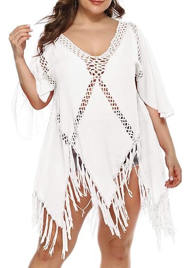 plus size crochet cover up