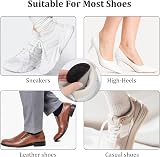 Sibba 2 Pair Self-Adhesive Heel Grips Cushions Pads Black view 3
