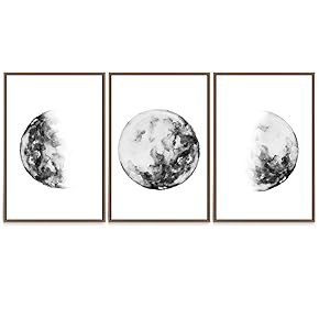 SIGNWIN 3 Piece Framed Canvas Wall Art Mountain...