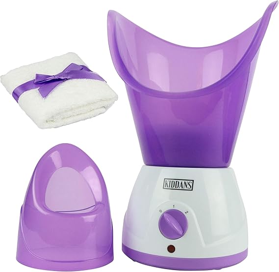 KIDDANS Professional Nano Face Steamer Portable Facial Steaming Set