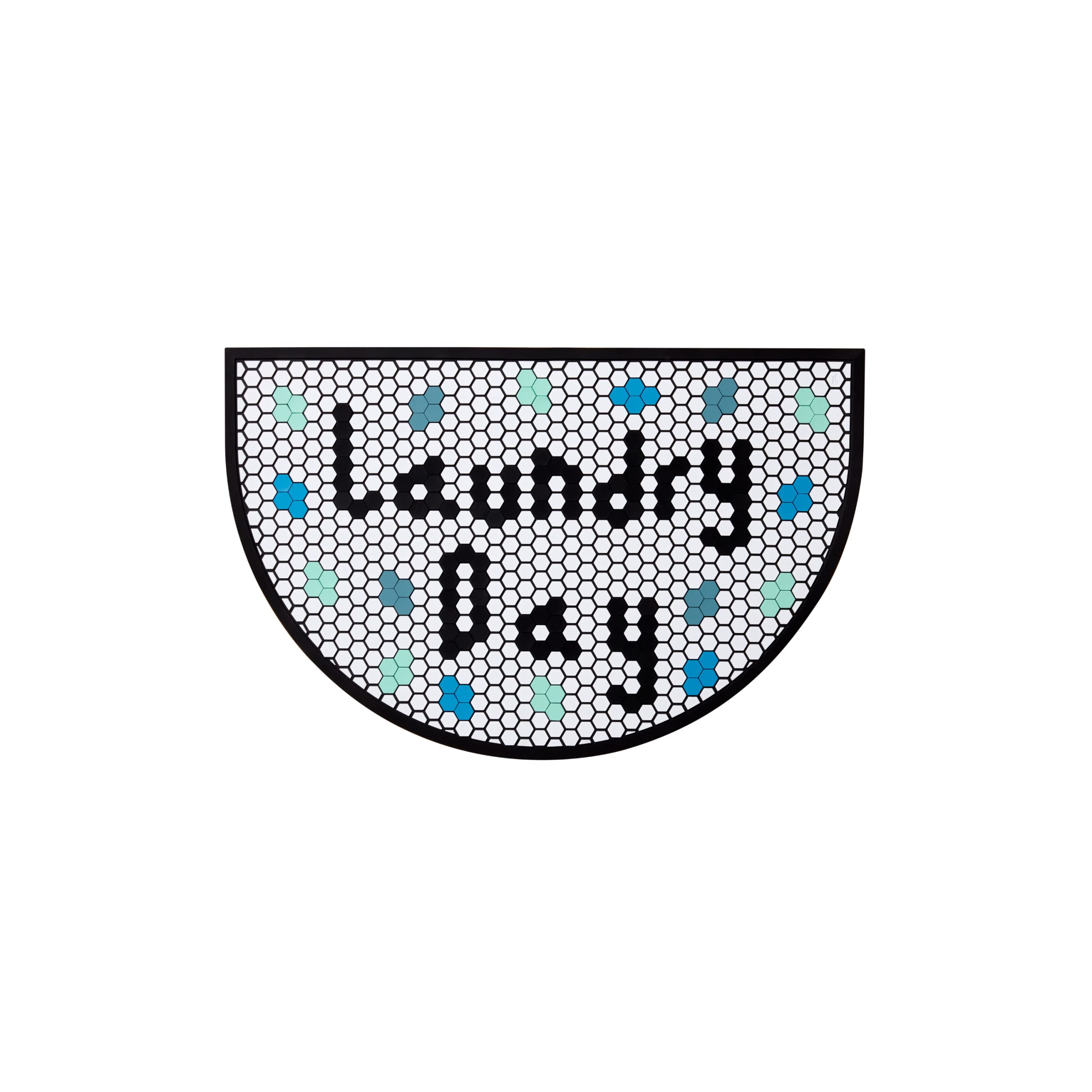 Letterfolk Doormat Tile Set - Color Tile for Customizable Mat Design - Set of 75, Black - Image 4