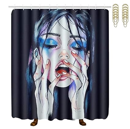 Amazon Com Pop Mkyth Shower Curtain Liner Extra Long Bathroom