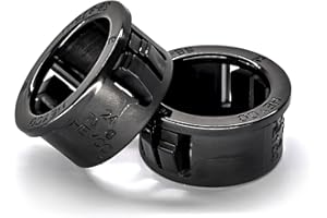 25 PCS HEYCO #2126 SB 875-11 BLACK SNAP BUSHING, for 7/8" Hole, Cable Mounting & Accessories, UL Recognized Component