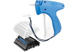 HOBANGA 2001 Pieces Tagging Gun Kit, Tagging Gun for Clothing with 2000pcs 0.24 Inch Bars Fasteners, Fine All Steel Needles Price Tag Gun Kit for Clothes Labeler