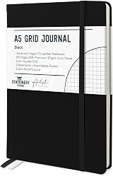 ISLAND A5 Squared Notebook 120gsm 180 Pages Hardback Grid