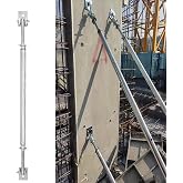 Adjustable Wall Brace，Adjustable 70"- 86"，Versatile Shoring for Construction Projects, Wall Bracing,Concrete Form Support，Heavy-Duty Galvanized Steel，Column Brace with Flat Plate