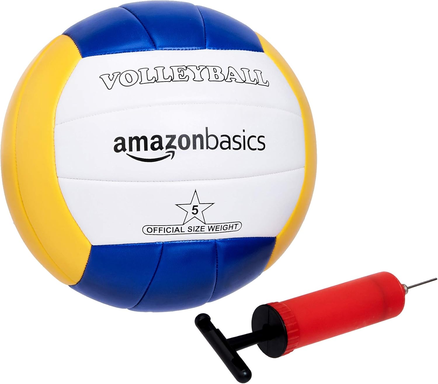 Basics Outdoor Volleyball And Badminton Combo Set With Net : Sports & Outdoors
