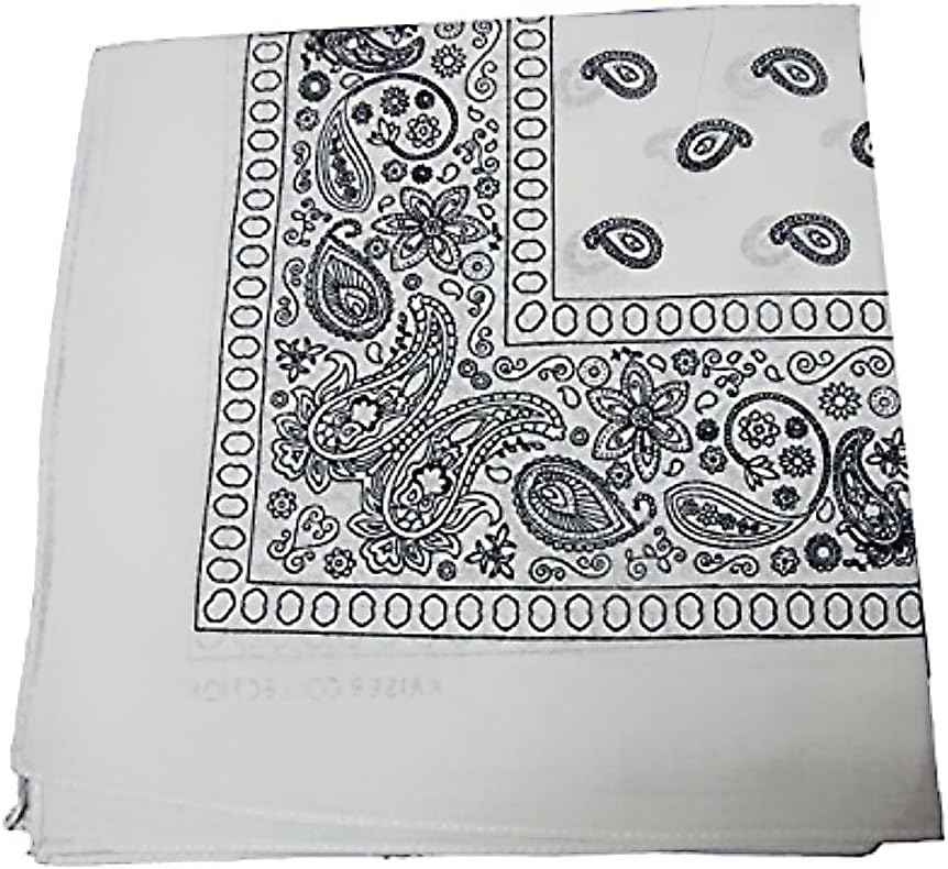 Genluna Paisley One Dozen Cowboy Bandanas