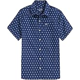 vineyard vines Boys' Cotton Short-Sleeve Starfish Shirt