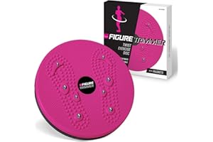 Daiwa Felicity Figure Trimmer Ab Twister Board - Waist Twister Machine for Core & Abs Exercise - Waist Twisting Fitness Tool, Dizzy Disc Twist Board for Slimming Workout & Reflexology