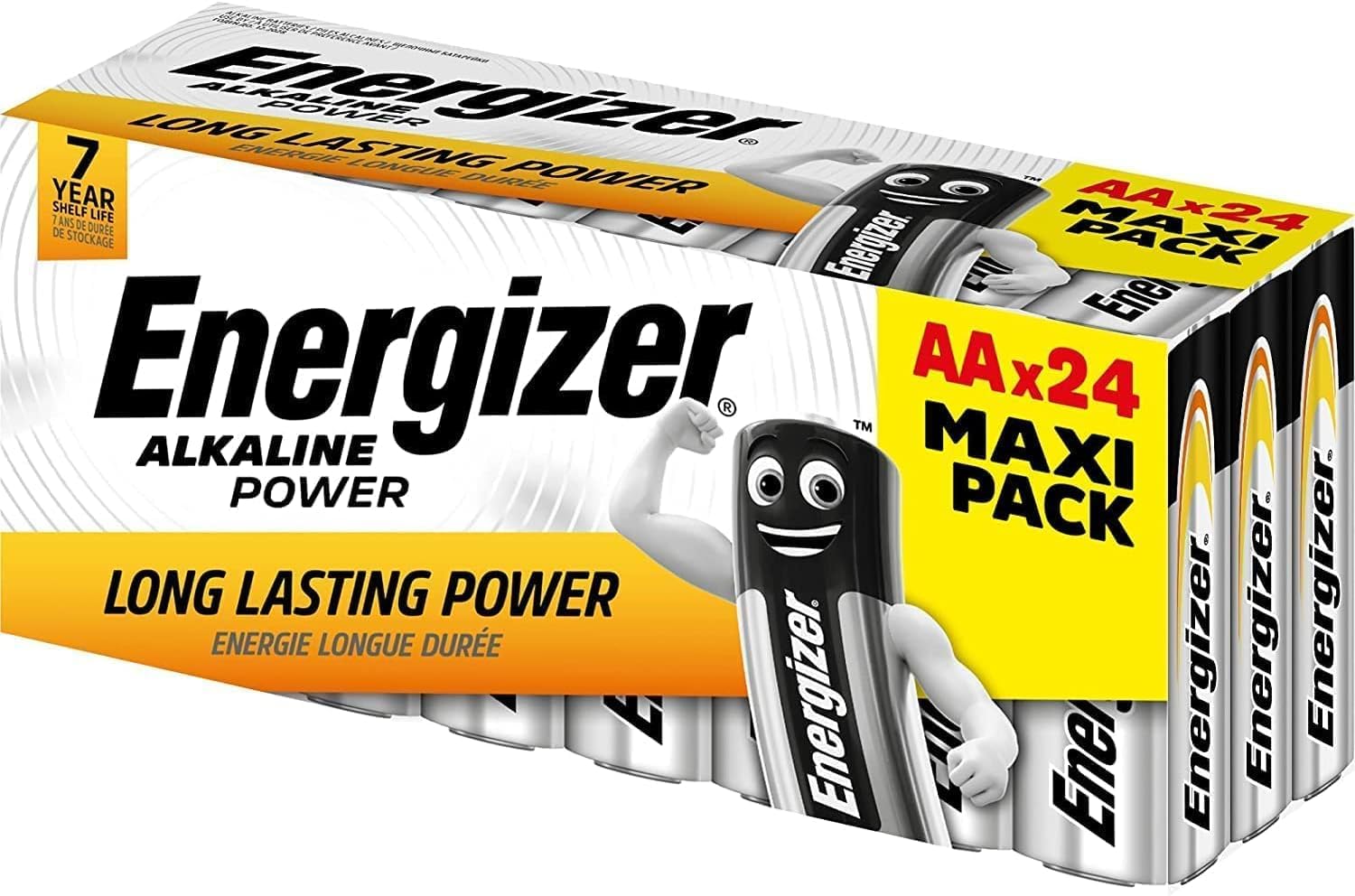 Energizer Aa Pack Of 24 Alkaline Batteries E300456400