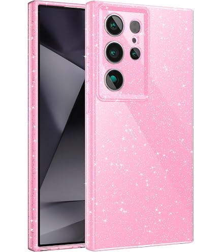 Amazon.com: WOGROO for Samsung Galaxy S22 Ultra Case Pink, Scratch