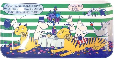 Amazon Co Jp ムーミン スクエアメラミントレー北欧キャラクターグッズ 食器 皿 通販 動物たち ホーム キッチン