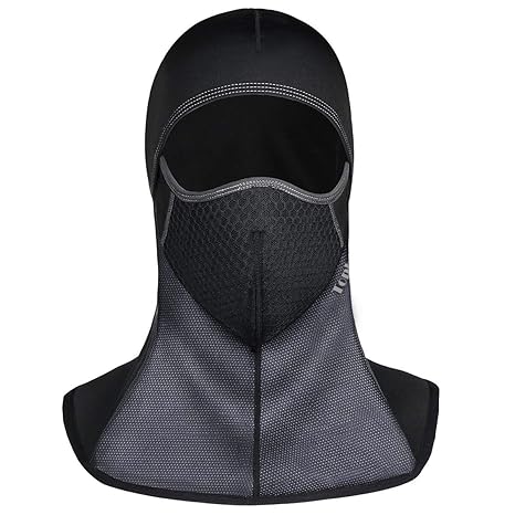 Tophie Balaclava Motorrad Sturmhaube, Winddichte Skimaske | Skihaube Gesichtshaube Kopfhaube | Kaltes Wetter Half Face Maske 