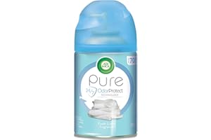 Air Wick Automatic Air Freshener Spray Refill, 1ct, Fresh Linen, Odor Neutralization, Essential Oils
