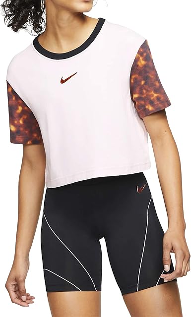 nike short sleeve crop top