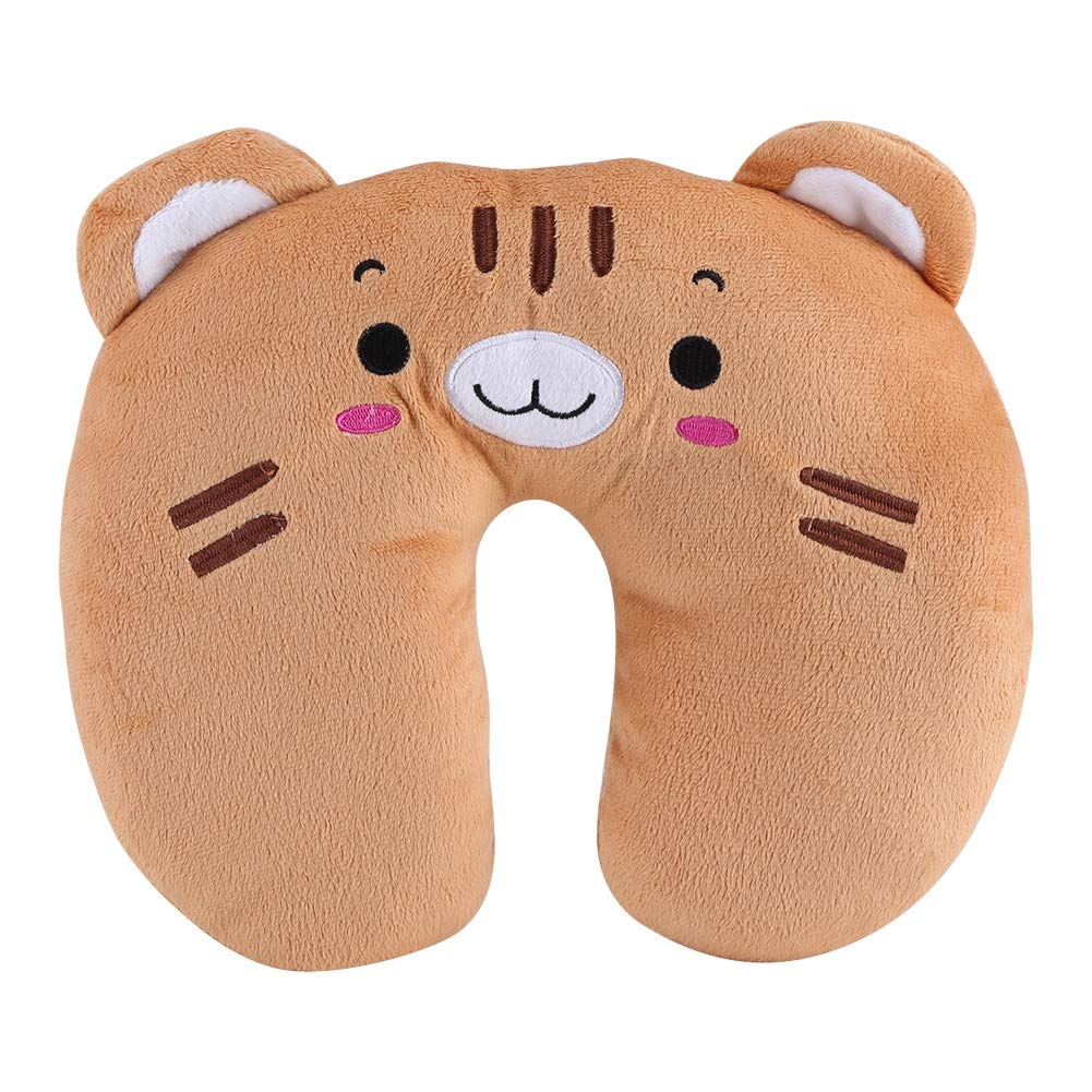 Yosoo Sleeping Animals Shaped Travel Pillow Neck Rest Cushion U Pillow Cushion for Car TGV tiger