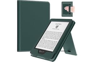 MoKo Case Fits All-New 6" E-reader(11th Generation, 2024/2022)(10/8th Gen,2019/2016),Ultra Lightweight PU Shell Cover with Au