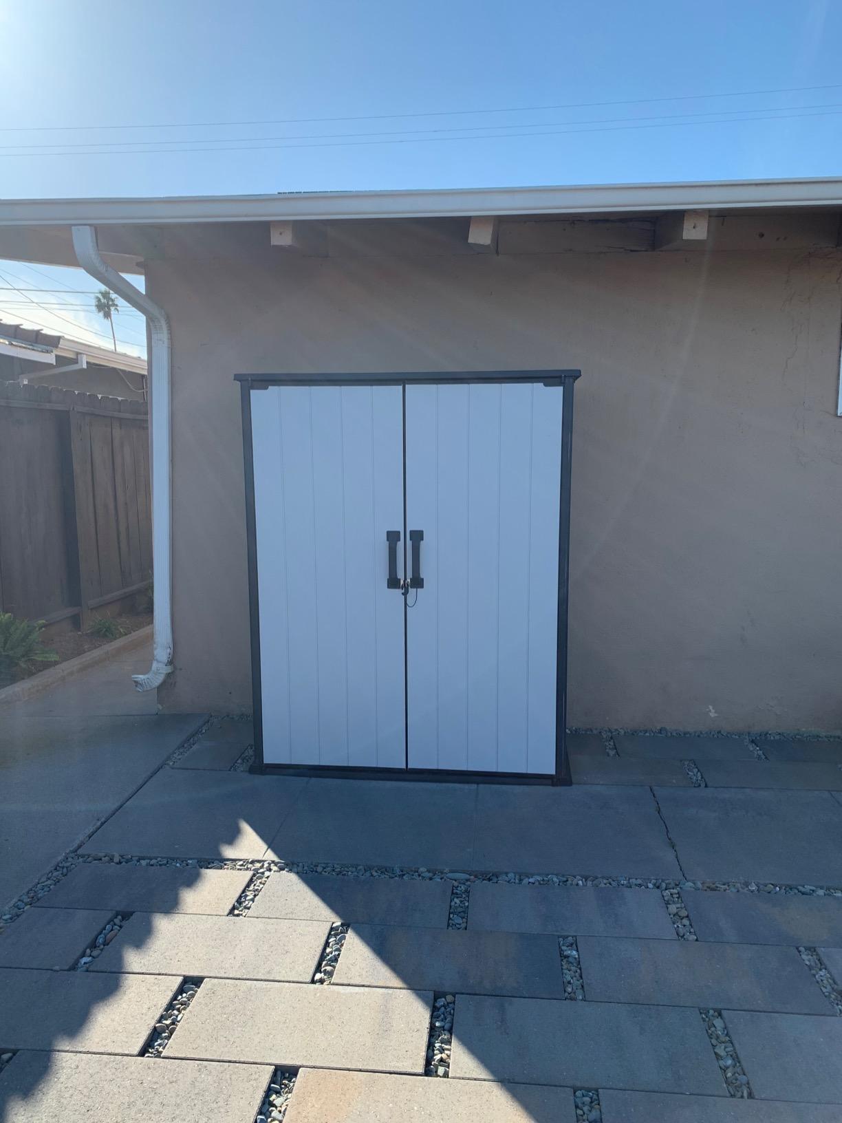 28/mo Finance Keter Premier Tall Resin Outdoor Storage Shed for