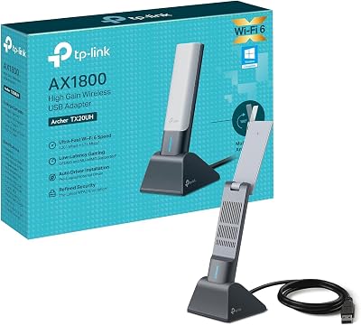 TP-Link Archer TX20UH AX1800 WiFi 6 USB 3.0 Dongle Dual Band Wireless Adapter