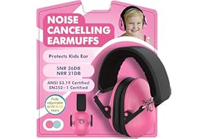 My Happy Tot Noise Cancelling Headphones for Kids, Adjustable Baby Ear Protection Earmuffs with Ergonomic Design