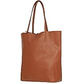 Genuine Leather Made in Italy Handbag for Daily Use with a strap and a small internal pocket.