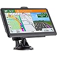 GPS Navigation for car,7 inch High-Definition Touch Screen 256-16GB，2025 Maps (Free Lifetime Updates), Truck GPS Commercial Drivers, Semi Trucker GPS Navigation System, Custom Truck Routing