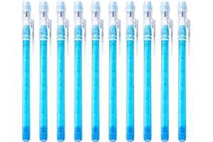 10Pcs Stackable Pencils Set Translucent Multiple Point Push Fun With Erasers Stacking Point Leads Pencil Set Stackable