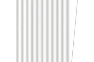 LGFMGWH 80pcs 1mm x 300mm 304 Stainless Steel Round Rod, Metal Solid Shaft Rods Lathe Bar Stock for DIY Crafts