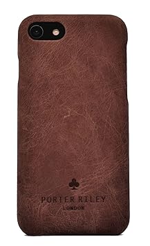 Porter Riley - Lederhülle für iPhone 6 / iPhone 6s. Premium Ultra Dünn Echtleder Cover/Ledertasche/Backcover kompatibel mit i