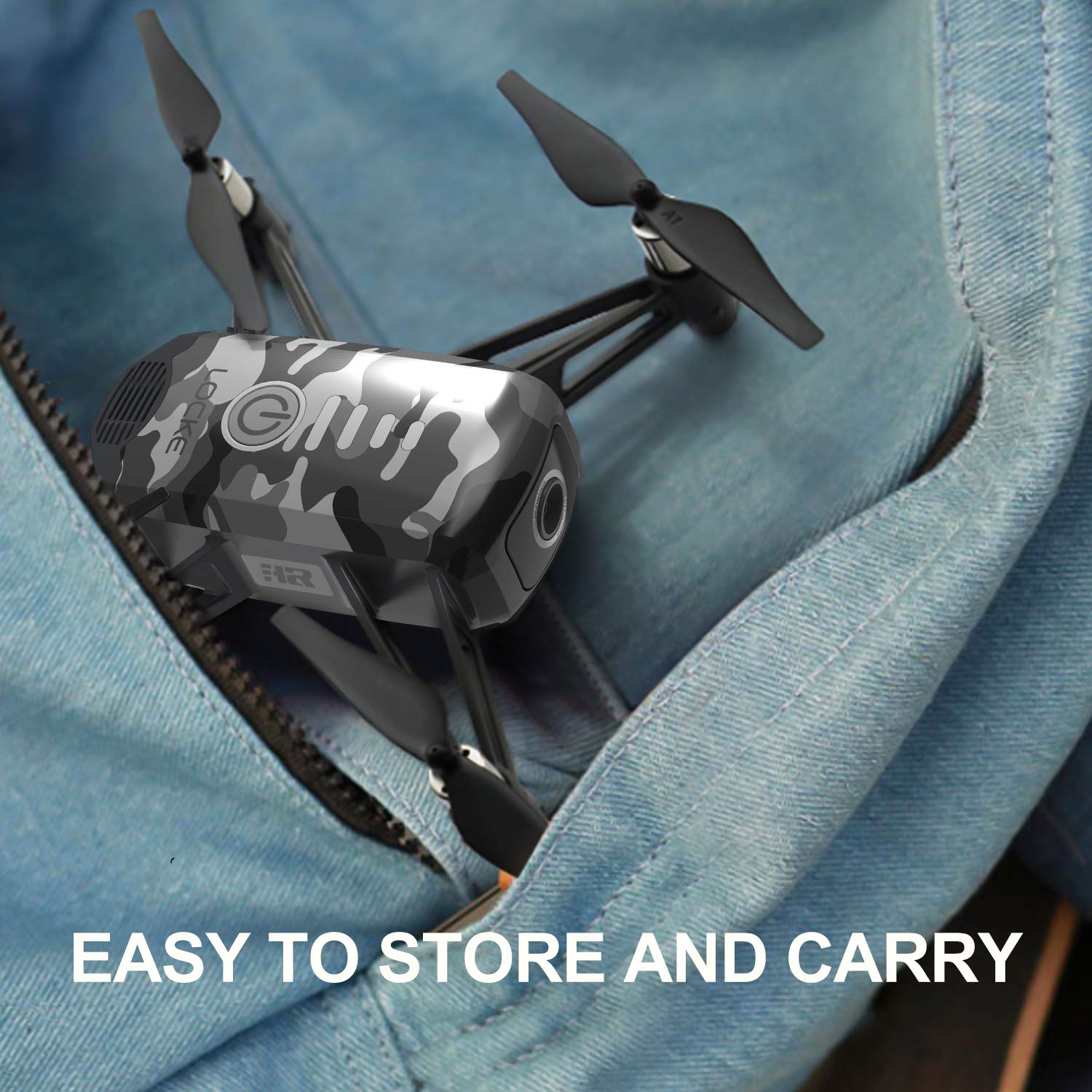 HR DRONE para niños con cámara FPV HD de 1080p, mini quadcopter para ...