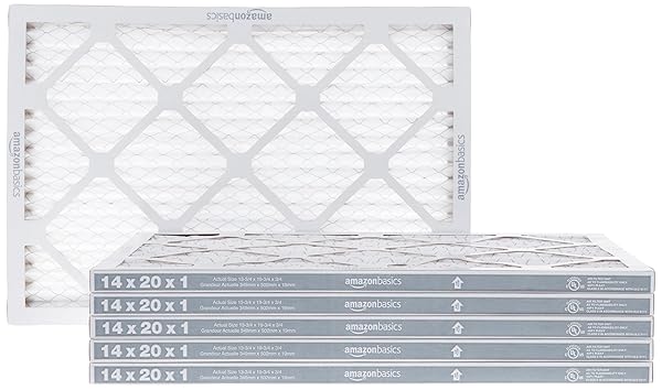 AMAZON BASICS 14X20X1 AIR FILTER, MERV 8 AC...