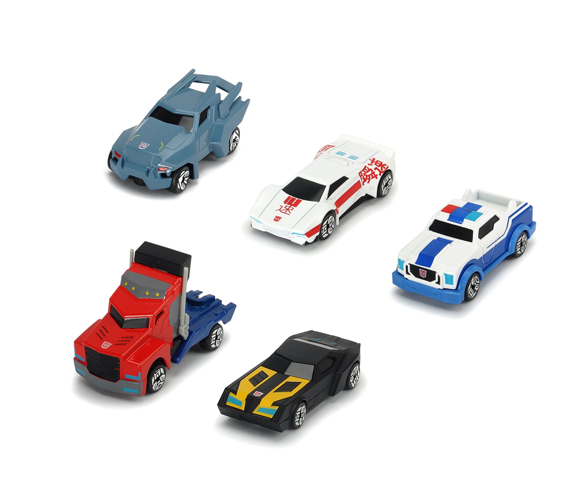 Smoby 203113007 Transformers Die Cast Robot Team Toy (Pack of 5)