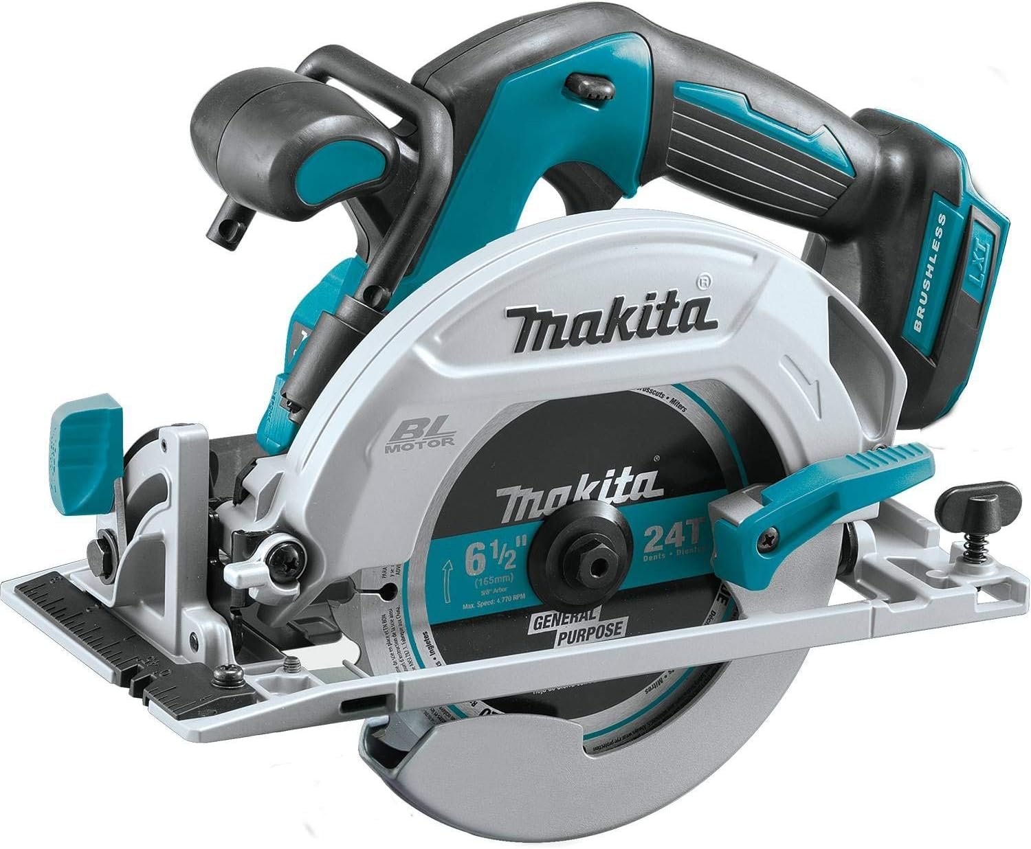 Makita XSH03Z 18V LXT Lithium-Ion Brushless Cordless 6-1/2" Circular Saw, Tool Only (Renewed)