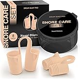 Nasal Dilators - Nose Clips to Reduce Snoring & Better Sleep – Comfortable Silicone Snore Stopper – Less Snoring Nose Vents – 8 Pack