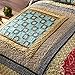 DaDa Bedding Collection Reversible Bohemian Real Patchwork Gallery of Roses Cotton Quilt Bedspread Set, Multi-Colored, Cal King, 3-Pieces