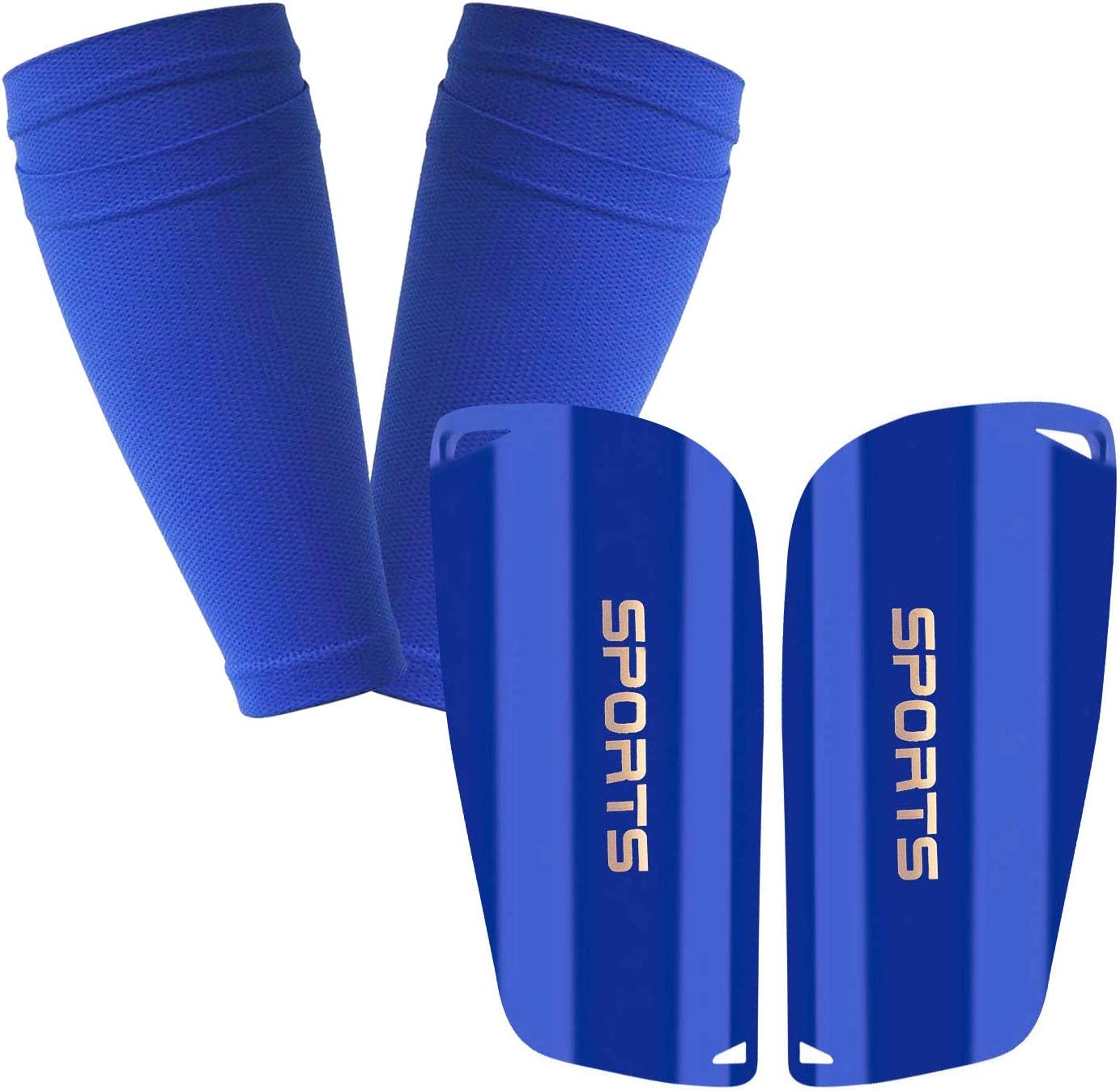 GeekSport Soccer Shin Guards Youth for Kids- Upgraded 3 Best Sizes & 8 Colors Shin Pads & Calf Sleeves Soccer Gear for 3-15 Years Old Boys Girls : Sports & Outdoors