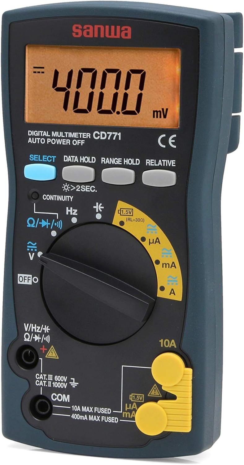 CD771 Sanwa Digital Multimeter Amazon.ca Tools & Home Improvement