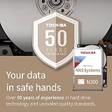 Toshiba 10TB N300 NAS Internal Hard Drive 3.5 Inch SATA HDD HDWG480UZSVA view 7