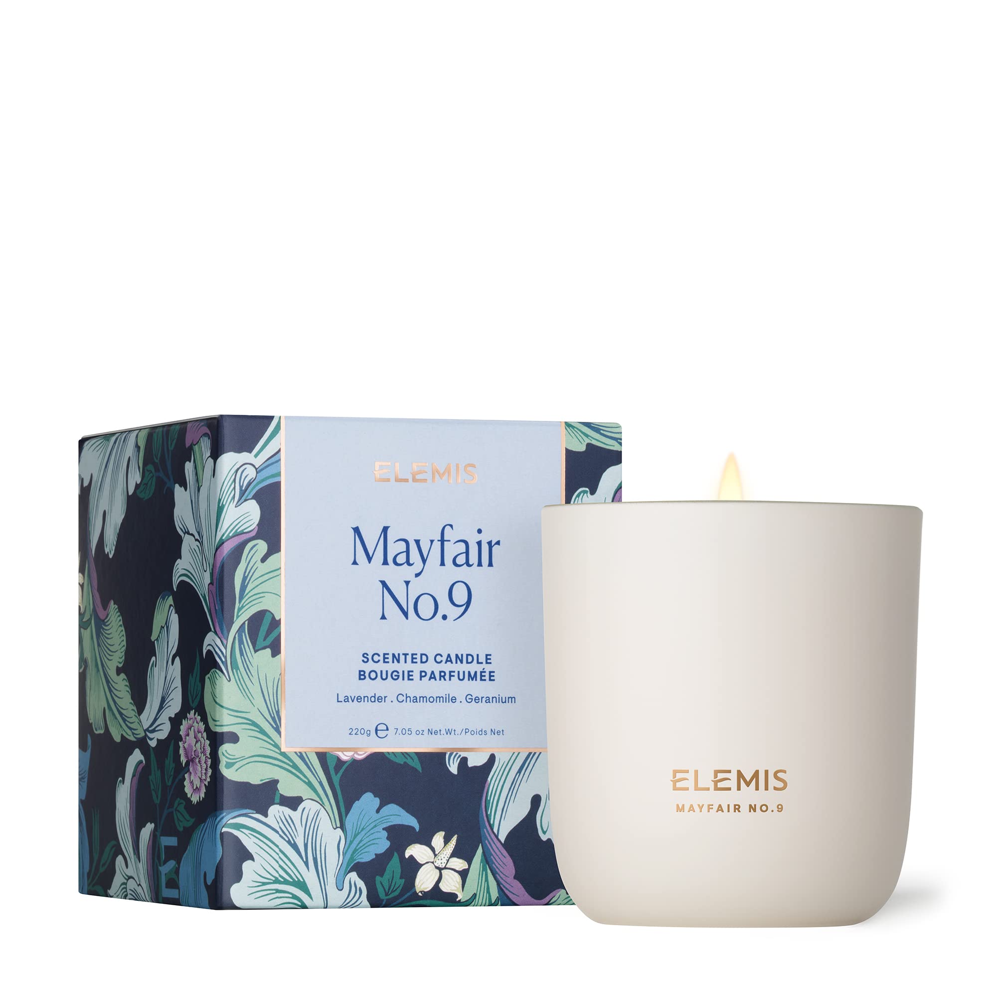 ELEMIS Scented Candle, Hand-Poured in England to Warm, Soothe & Relax Your Senses, 220g - Single or Bundle