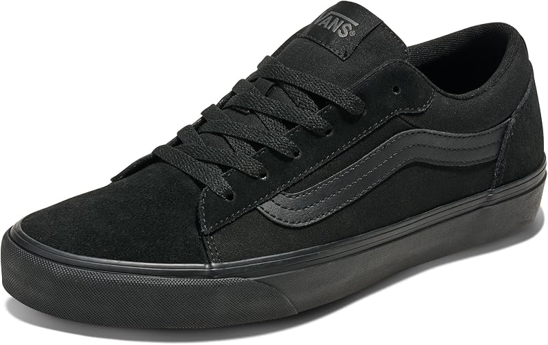 Uomo Scarpe da Ginnastica Vero Suede, Black/Black, 42 EU