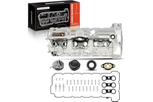 A-Premium Upgraded Aluminum Engine Valve Cover Kit - Compatible with BMW (E60 E70 E82 E83 E84 E89 E90 E92) Model - 2007-2013 