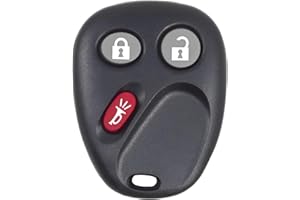 Replacement Key Fob Remote for GMC Sierra 1500/1500HD (2003-2006) & 1500 Classic/1500HD Classic (2007), 3-Button Truck Automo