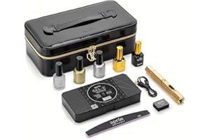 APRÉS Apres Gel-X Nail Professional Starter Kit, 14 Sizes 00-9 w/ Half Sizes Included, Soft Gel Nail Tips Extension Kit, 2025 Edition (Natural Coffin Short)