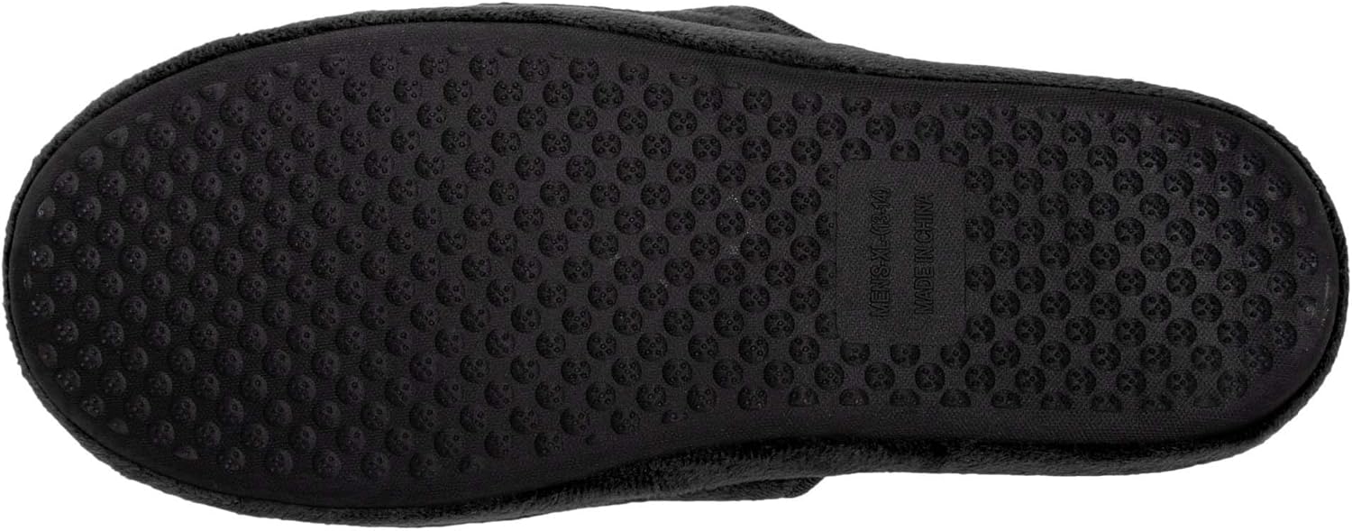 FOCO NFL mens Team Logo Sherpa Slippers : Clothing