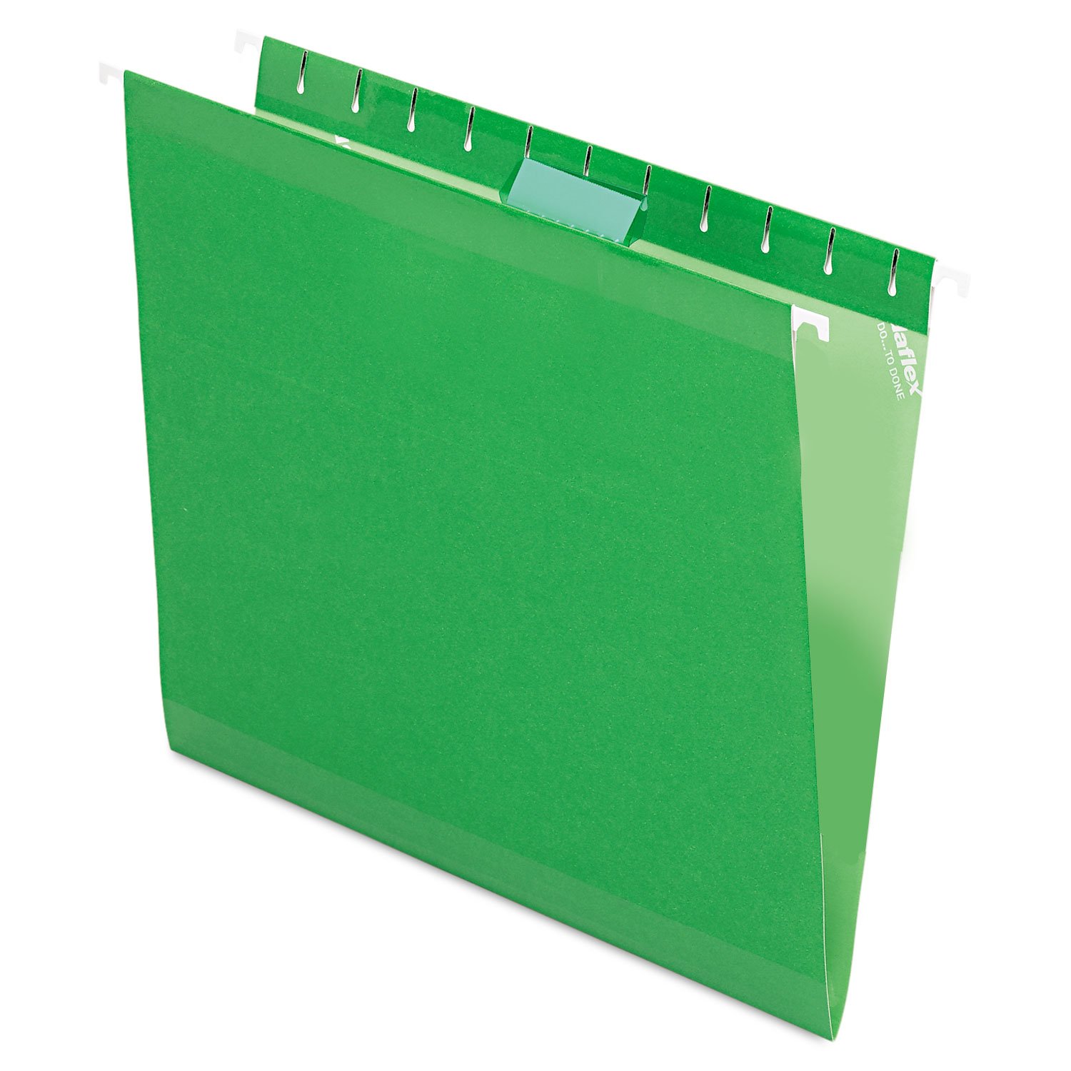 Pendaflex Reinforced Hanging File Folders, Letter Size, Bright Green, 1/5 Cut, 25/BX (4152 1/5 BGR)