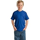 Hanes Youth Comfortblend Ecosmart Tee (Deep Royal) (L)